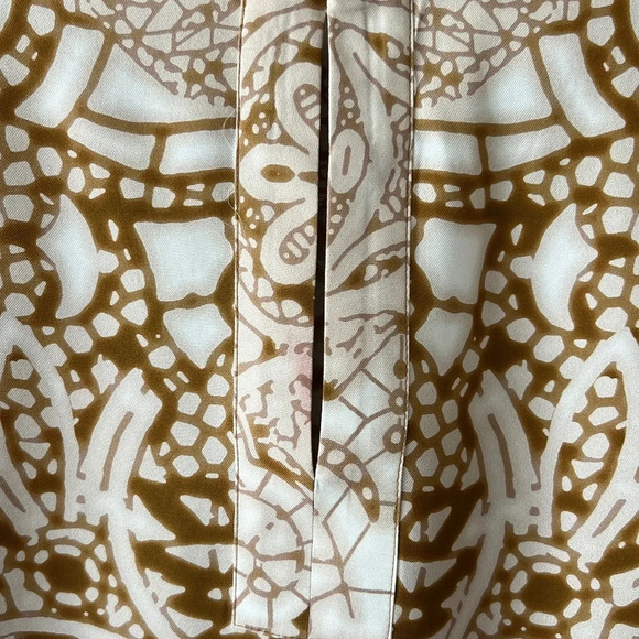 Chicos Black Label Satin Tunic Dress Silk Blend Long Sleeve Size 8 - Picture 8 of 8